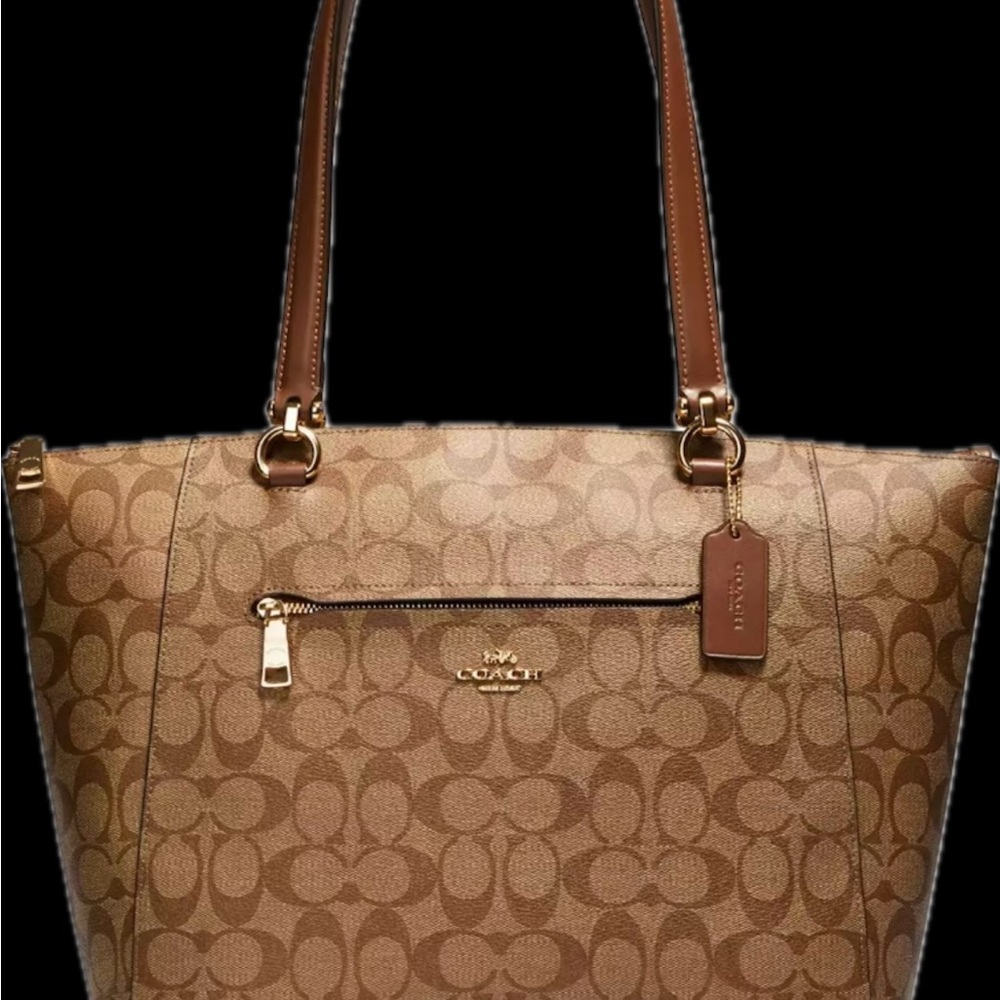 Coach Brown Signature Tote